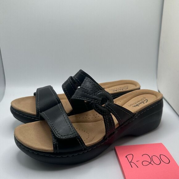Clarks Merliah Coral Sandal 9 BLACK - Picture 3 of 8